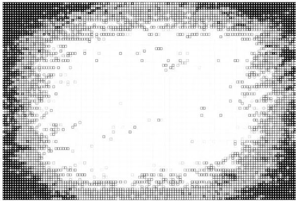 Fondo Pixelado Abstracto Textura Monocromática Fondo Texturizado Blanco Negro Fondo — Vector de stock