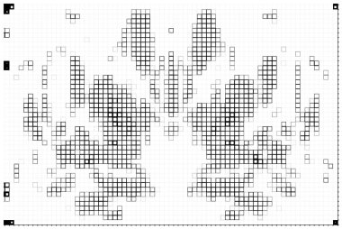 soyut pikselli arkaplan. monokrom dokusu. Siyah beyaz arka plan. kalıp arkaplanı 