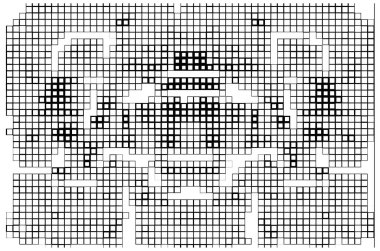 grunge vektörü desenli illüstrasyon