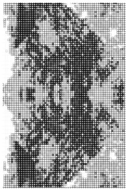 soyut monokrom grunge arkaplan vektör çizimi