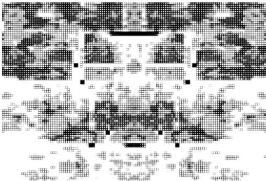 Kareler, vektör illüstrasyonlu soyut siyah beyaz arkaplan