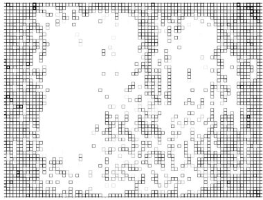 Kareler, vektör illüstrasyonlu soyut siyah beyaz arkaplan