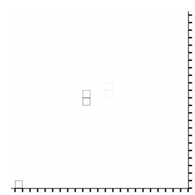 Kareler, vektör illüstrasyonlu soyut siyah beyaz arkaplan