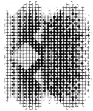 black halftone pattern with  geometric background. vector illustration