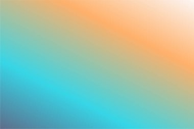 Krem Tangerine Turkuaz Mavi Gri soyut arka plan. Renkli duvar kağıdı, vektör illüstrasyonu