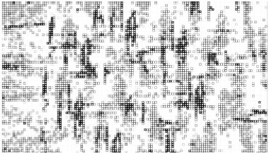 kareli dekoratif siyah beyaz arkaplan, vektör illüstrasyonu