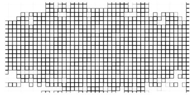 kareli dekoratif siyah beyaz arkaplan, vektör illüstrasyonu