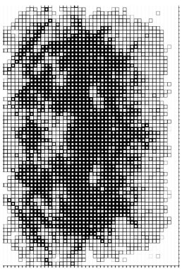 Soyut siyah ve beyaz grunge monokrom arkaplanı