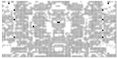 Kareleri olan soyut siyah beyaz arkaplan. vektör illüstrasyonu