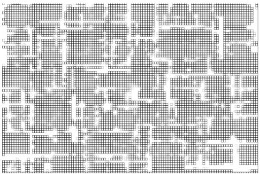 Kareleri olan soyut siyah beyaz arkaplan. vektör illüstrasyonu