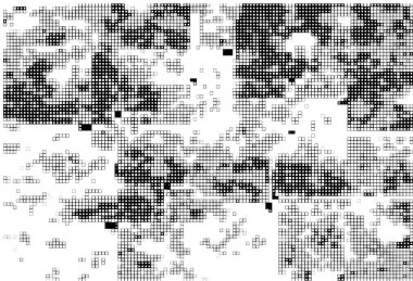 kareli dekoratif siyah beyaz arkaplan, vektör illüstrasyonu