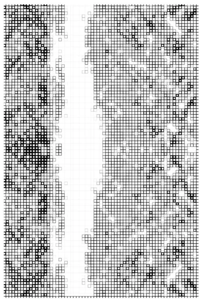 Monochromatické Abstrakce Grunge Texturované Pozadí — Stockový vektor