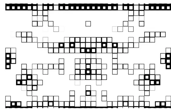 Black Halftone Pattern Geometric Background Vector Illustration — Stock Vector
