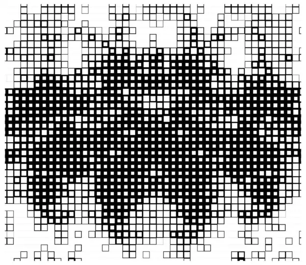 带正方形的黑白背景 矢量说明 — 图库矢量图片