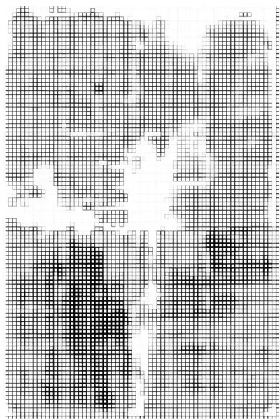 Monochromatické Abstrakce Grunge Pozadí — Stockový vektor