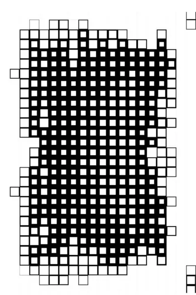 Креативная Текстура Абстрактный Плакат Обои Черно Белыми Пикселями — стоковый вектор