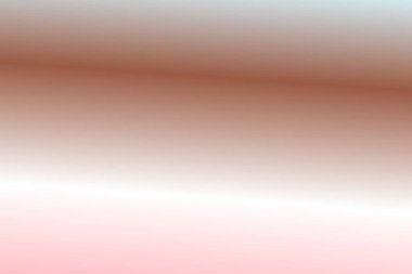 Baby Blue, Burnt Sienna, White, Rosewater renkleriyle renklendirilmiş soyut bulanık arkaplan. Yumuşak bulanık arkaplan. Grafik tasarım, afiş ve web için odaklanmış vektör illüstrasyon şablonu