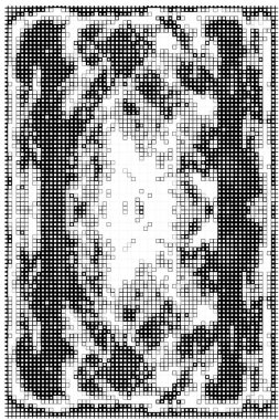 tasarım için soyut siyah ve beyaz geometrik kareler 