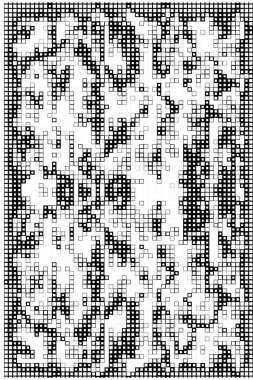tasarım için soyut siyah ve beyaz geometrik kareler 