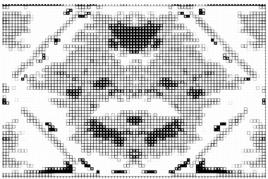 abstract mosaic   black and white background