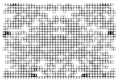 tasarım için soyut siyah ve beyaz geometrik kareler 