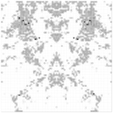 black and white round grunge texture