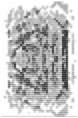 tasarım ve grafik için soyut siyah ve beyaz geometrik kareler