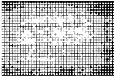 kareli dekoratif siyah beyaz arkaplan, vektör illüstrasyonu