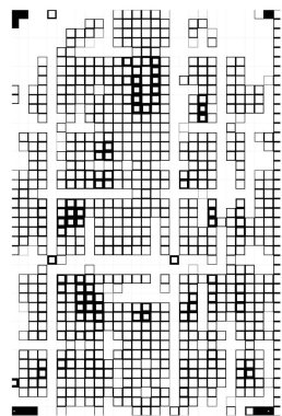 black and white round grunge texture