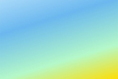 Bebek Mavisi, Turkuaz, Naneli, Altın Renkli Renkli Renkli Soyut Bulanık Gradyan. Yumuşak bulanık arkaplan. Grafik tasarım, afiş ve web için odaklanmış vektör illüstrasyon şablonu