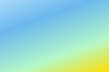 Bebek Mavisi, Turkuaz, Naneli, Altın Renkli Renkli Renkli Soyut Bulanık Gradyan. Yumuşak bulanık arkaplan. Grafik tasarım, afiş ve web için odaklanmış vektör illüstrasyon şablonu