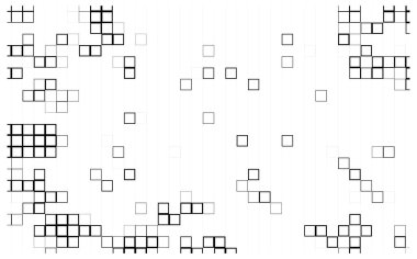 Mozaik parçalı duvar kağıdı. soyut siyah beyaz illüstrasyon