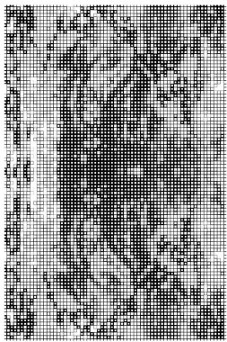 Tasarım ve grafik için soyut geometrik şekiller ve kareler