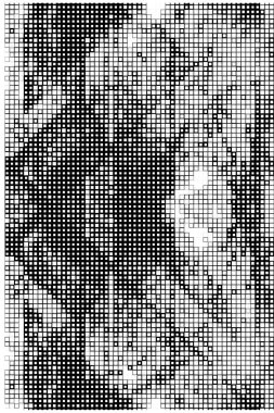 Tasarım ve grafik için soyut geometrik şekiller ve kareler