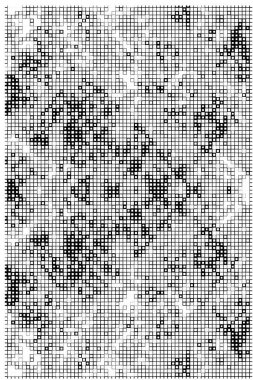 Tasarım ve grafik için soyut geometrik şekiller ve kareler
