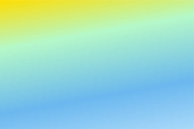 Bebek Mavisi, Turkuaz, Naneli, Altın Renkli Renkli Renkli Soyut Bulanık Gradyan. Yumuşak bulanık arkaplan. Grafik tasarım, afiş ve web için odaklanmış vektör illüstrasyon şablonu