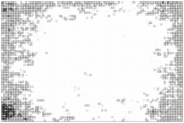 kareli dekoratif siyah beyaz arkaplan, vektör illüstrasyonu