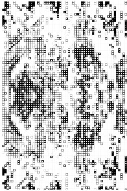 Soyut arkaplan. Tasarım ve grafik için geometrik şekiller ve kareler
