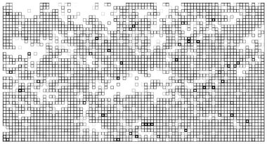 geometric black white pattern. vector illustration. seamless background