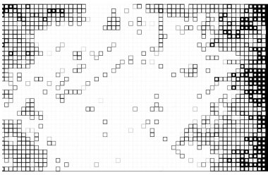 kareli dekoratif siyah beyaz arkaplan, vektör illüstrasyonu