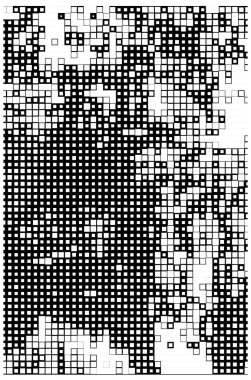 Vektör grungy soyut monokrom dokusu arkaplanı