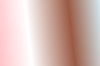 Baby Blue, Burnt Sienna, White, Rosewater renkleriyle renklendirilmiş soyut bulanık arkaplan. Yumuşak bulanık arkaplan. Grafik tasarım, afiş ve web için odaklanmış vektör illüstrasyon şablonu