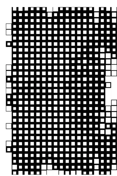 Abstraktní Povrch Tapeta Černobílými Pixely — Stockový vektor