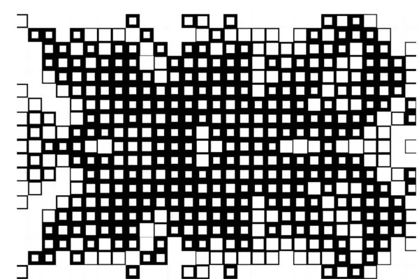Superficie Abstracta Fondo Pantalla Con Píxeles Blanco Negro — Archivo Imágenes Vectoriales