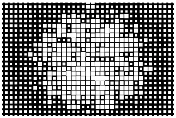 带有正方形的装饰黑色和白色背景 矢量插图 — 图库矢量图片