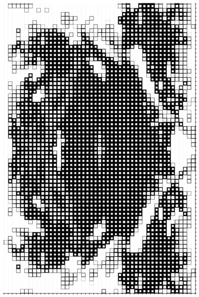 Abstrakcyjna Powierzchnia Tapeta Czarno Białymi Pikselami — Wektor stockowy