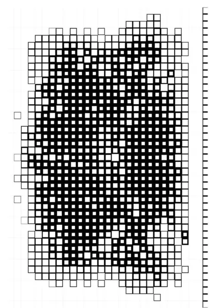 Абстрактна Поверхня Шпалери Чорно Білими Пікселями — стоковий вектор