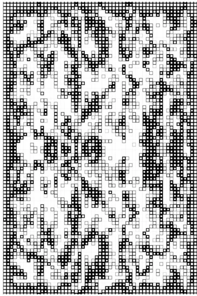 tasarım için soyut siyah ve beyaz geometrik kareler 