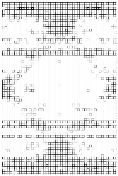 Cuadrados Geométricos Abstractos Blanco Negro Para Diseño — Vector de stock