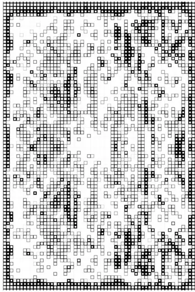 tasarım için soyut siyah ve beyaz geometrik kareler 
